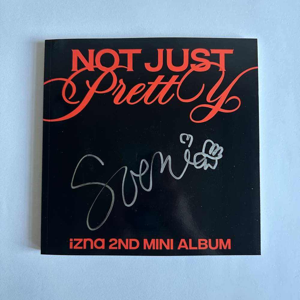izna サイン 直筆 CD NOT JUST PRETTY KCON2026 izna - Not Just